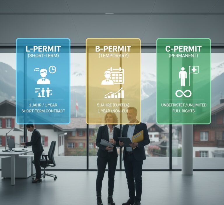İsviçre Oturum İzinleri B C L