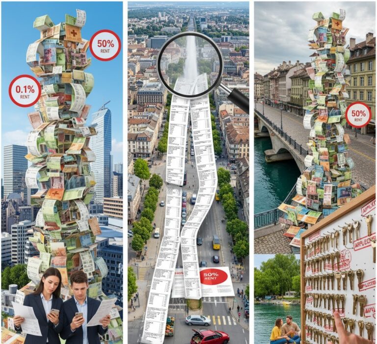 İsviçre'de 2025 güncel kira fiyatları rehberi. Zürih, Cenevre ve Bern başta olmak üzere kantonlara göre ortalama ev maliyetlerini, Boşluk Oranı diktatörlüğünü ve emlakçı baskısını inceleyin.
