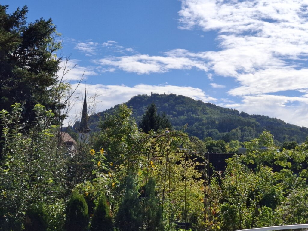 Köniz Şatosu'na doğru giderken...