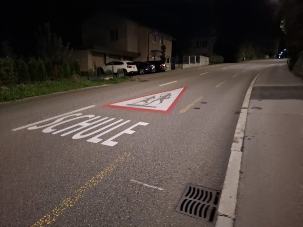 “On the way to school in Switzerland”