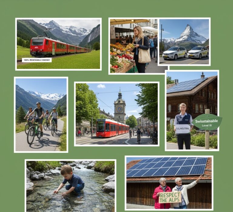 Nachhaltiger Tourismus: Wie die Schweiz im Einklang mit der Natur reist