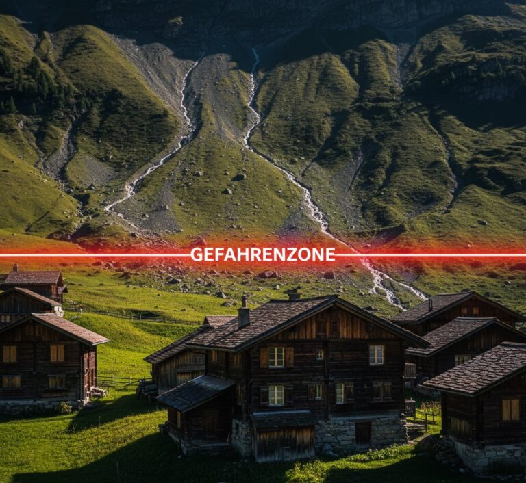 Warum stehen die Häuser in der Schweiz dort? Schweizer Siedlungsstruktur, Walserdörfer und die Gefahrenkarte
